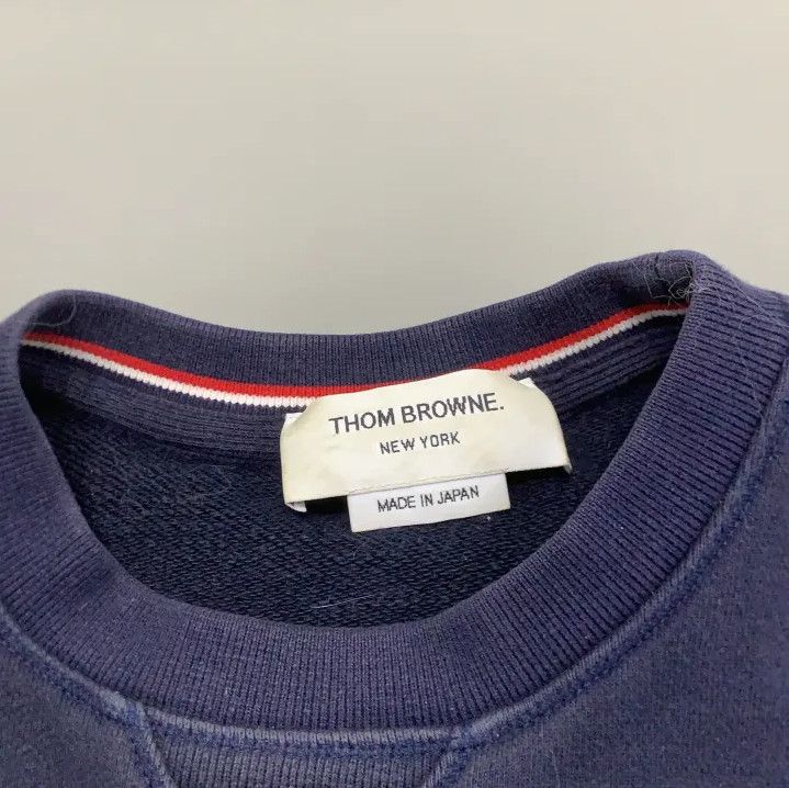 Thom Browne Thom Browne Classic Striped Navy Sweater Size US M / EU 48-50 / 2 - 6 Thumbnail