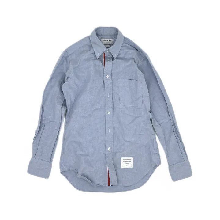 Thom Browne Thom Browne Long Sleeve Cotton Shirt for Men Size US S / EU 44-46 / 1 - 2 Thumbnail