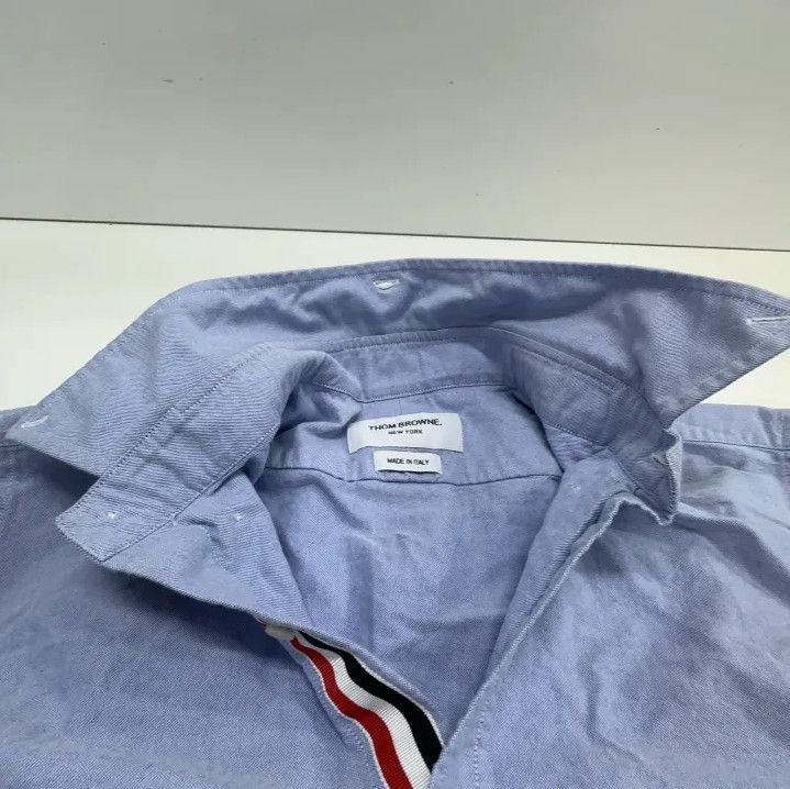 Thom Browne Thom Browne Long Sleeve Cotton Shirt for Men Size US S / EU 44-46 / 1 - 8 Thumbnail
