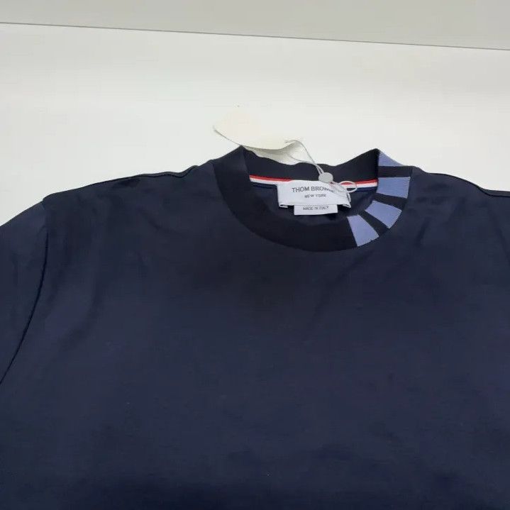 Thom Browne Thom Browne Blue Short Sleeve T-Shirt Size US S / EU 44-46 / 1 - 15 Thumbnail