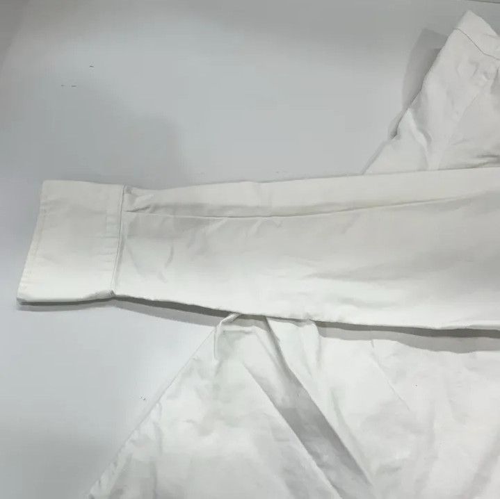 Thom Browne Thom Browne White Striped Long Sleeve Shirt Size US M / EU 48-50 / 2 - 19 Thumbnail