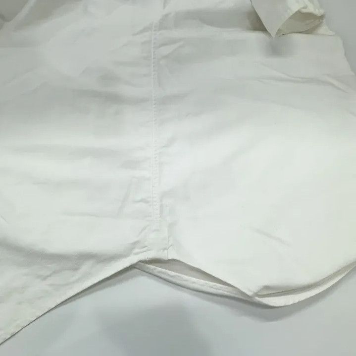 Thom Browne Thom Browne White Striped Long Sleeve Shirt Size US M / EU 48-50 / 2 - 20 Thumbnail