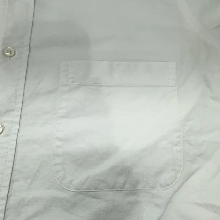 Thom Browne Thom Browne White Striped Long Sleeve Shirt Size US M / EU 48-50 / 2 - 8 Thumbnail