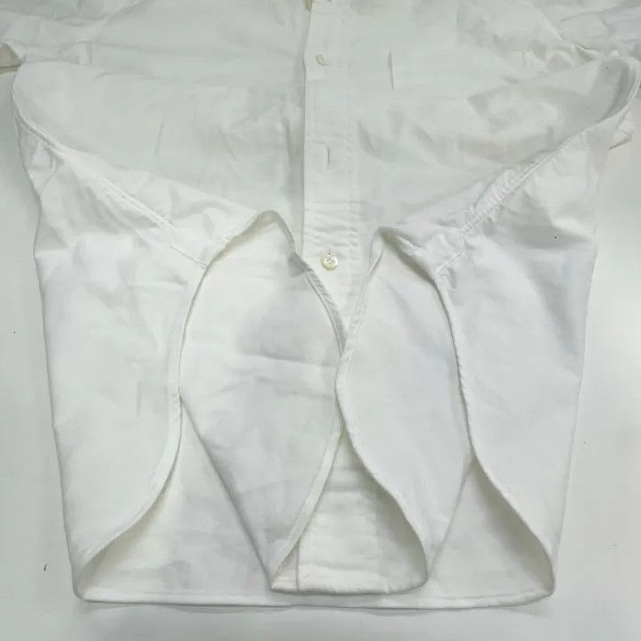 Thom Browne Thom Browne White Long Sleeve Casual Shirt Size US S / EU 44-46 / 1 - 11 Thumbnail