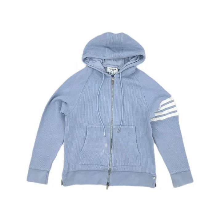 Thom Browne Thom Browne Classic Striped Hoodie for Men Size US M / EU 48-50 / 2 - 2 Thumbnail