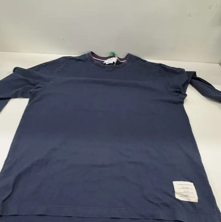 Thom Browne Thom Browne Long Sleeve Basic T-Shirt for Men Size US M / EU 48-50 / 2 - 11 Thumbnail