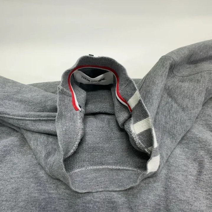 Thom Browne Thom Browne Gray Striped Casual Sweatshirt for Men Size US M / EU 48-50 / 2 - 7 Thumbnail