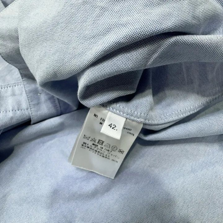 Thom Browne Thom Browne Casual Long Sleeve Shirt in Blue Size US M / EU 48-50 / 2 - 5 Thumbnail