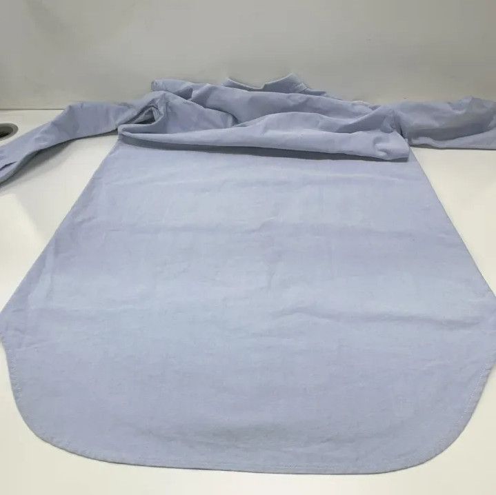 Thom Browne Thom Browne Casual Long Sleeve Shirt in Blue Size US M / EU 48-50 / 2 - 13 Thumbnail