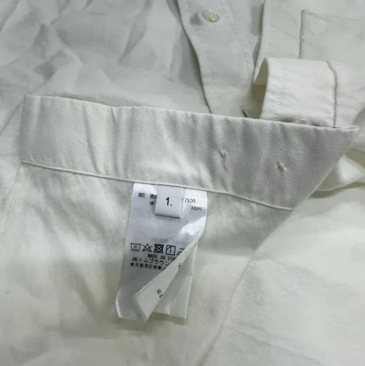 Thom Browne Thom Browne SS21 Classic White Oxford Long Sleeve Shirt Size US S / EU 44-46 / 1 - 7 Thumbnail