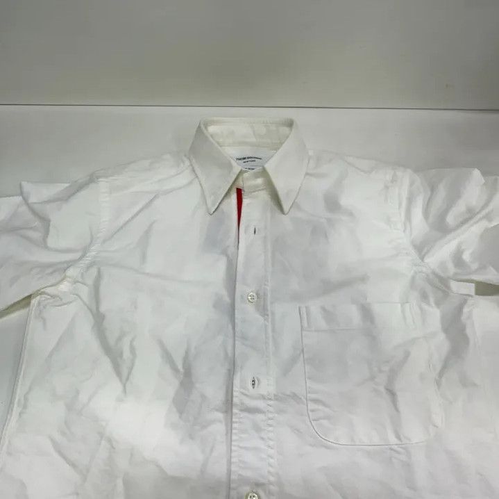 Thom Browne Thom Browne SS21 Classic White Oxford Long Sleeve Shirt Size US S / EU 44-46 / 1 - 12 Thumbnail
