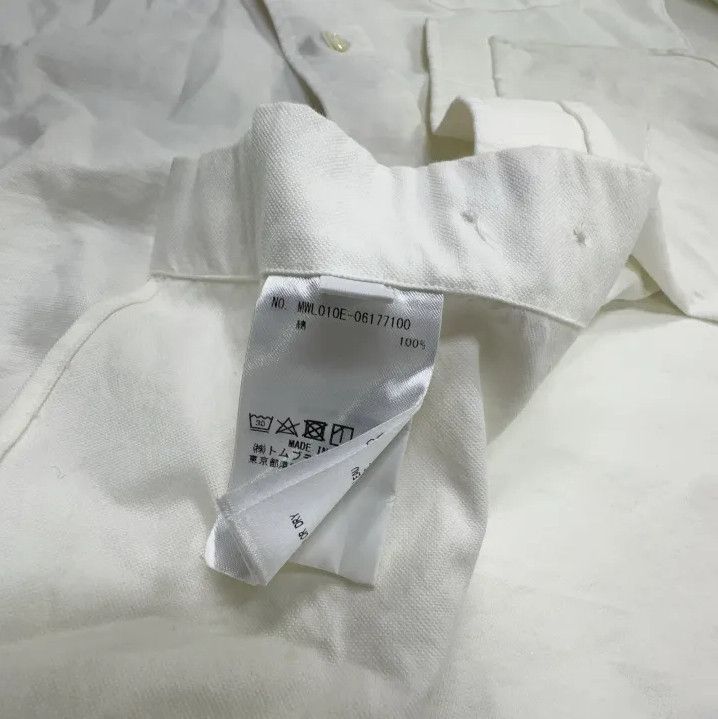 Thom Browne Thom Browne SS21 Classic White Oxford Long Sleeve Shirt Size US S / EU 44-46 / 1 - 8 Thumbnail
