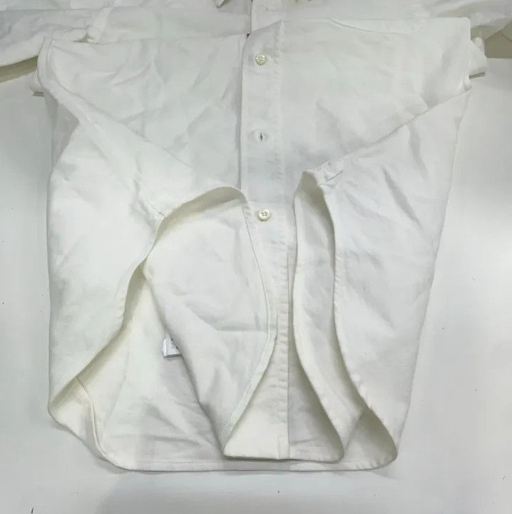 Thom Browne Thom Browne SS21 Classic White Oxford Long Sleeve Shirt Size US S / EU 44-46 / 1 - 14 Thumbnail