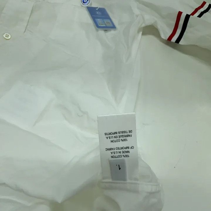 Thom Browne Thom Browne Striped Long Sleeve Shirt for Men Size US S / EU 44-46 / 1 - 4 Thumbnail
