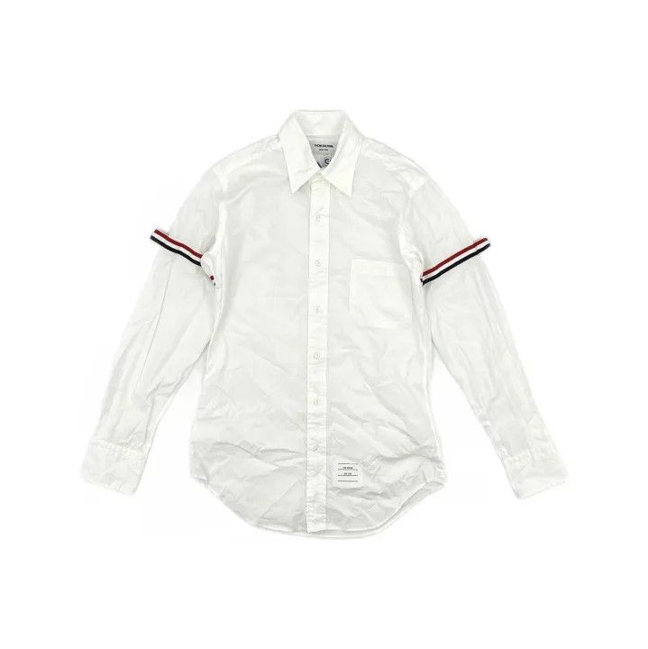 Thom Browne Thom Browne Striped Long Sleeve Shirt for Men Size US S / EU 44-46 / 1 - 2 Thumbnail