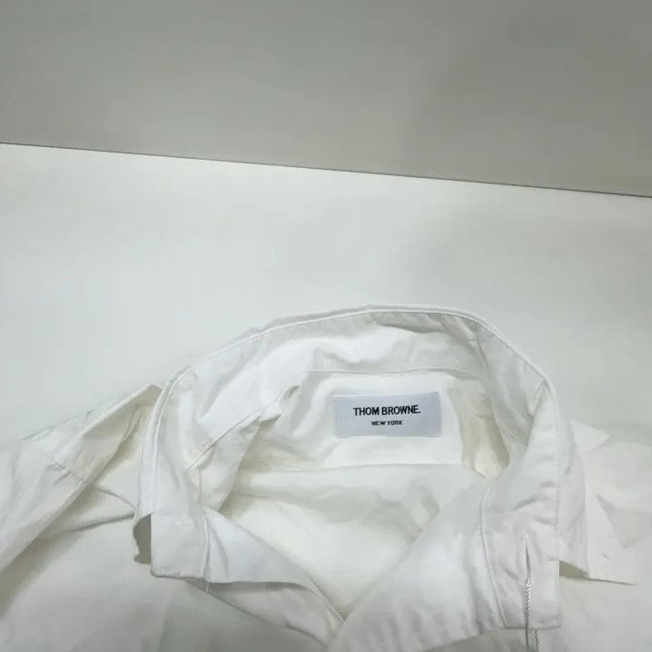 Thom Browne Thom Browne Striped Long Sleeve Shirt for Men Size US S / EU 44-46 / 1 - 6 Thumbnail