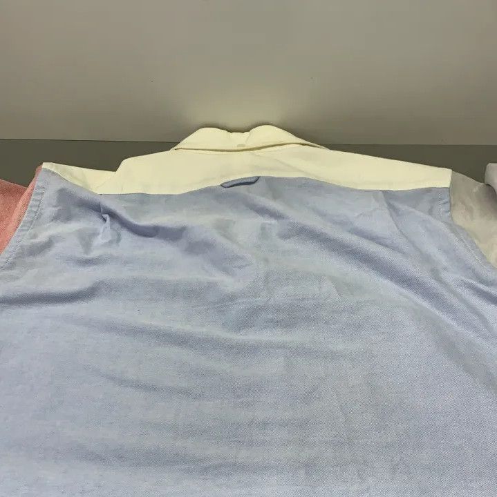 Thom Browne Thom Browne Color Blocked Embroidered Long Sleeve Shirt Size US S / EU 44-46 / 1 - 11 Thumbnail