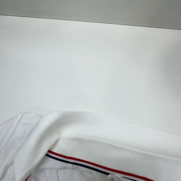 Thom Browne Thom Browne Classic White Men's Polo Shirt Size US M / EU 48-50 / 2 - 8 Thumbnail