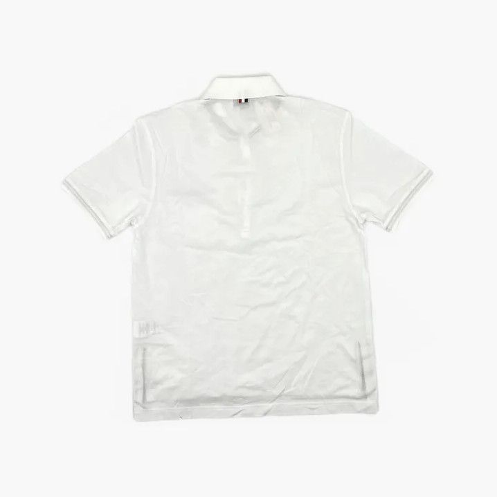 Thom Browne Thom Browne Classic White Men's Polo Shirt Size US M / EU 48-50 / 2 - 3 Thumbnail
