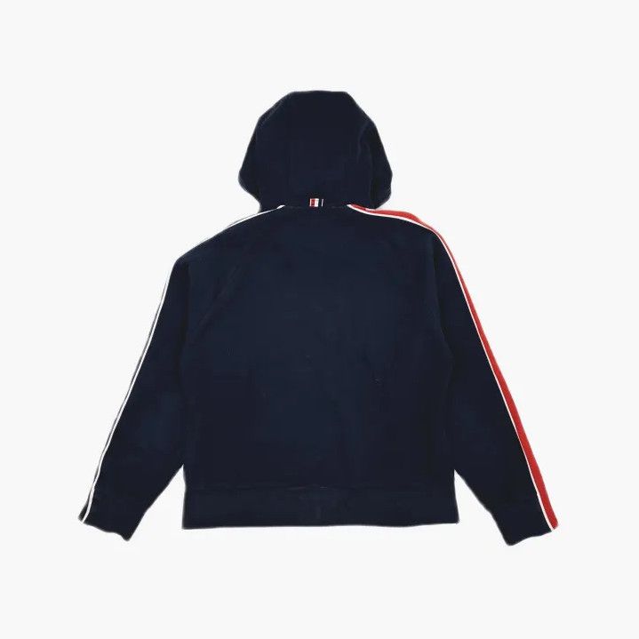 Thom Browne Thom Browne Navy Stripe Hooded Sweatshirt Size US L / EU 52-54 / 3 - 3 Thumbnail