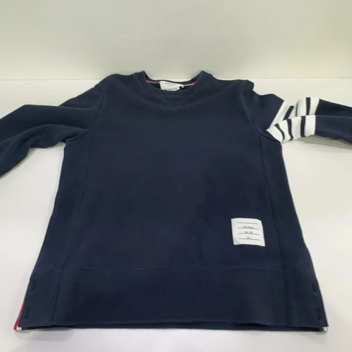 Thom Browne Thom Browne Classic Crew Neck Sweatshirt Size US M / EU 48-50 / 2 - 12 Thumbnail