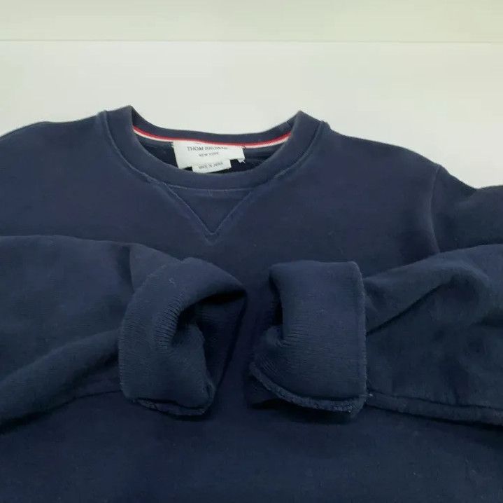 Thom Browne Thom Browne Classic Crew Neck Sweatshirt Size US M / EU 48-50 / 2 - 11 Thumbnail