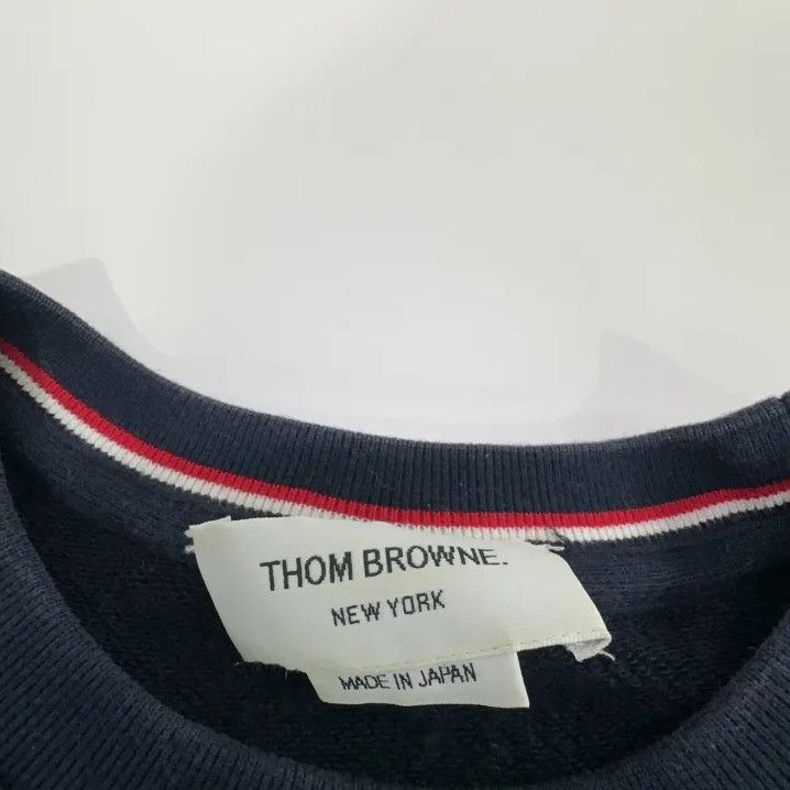 Thom Browne Thom Browne Classic Crew Neck Sweatshirt Size US M / EU 48-50 / 2 - 6 Thumbnail