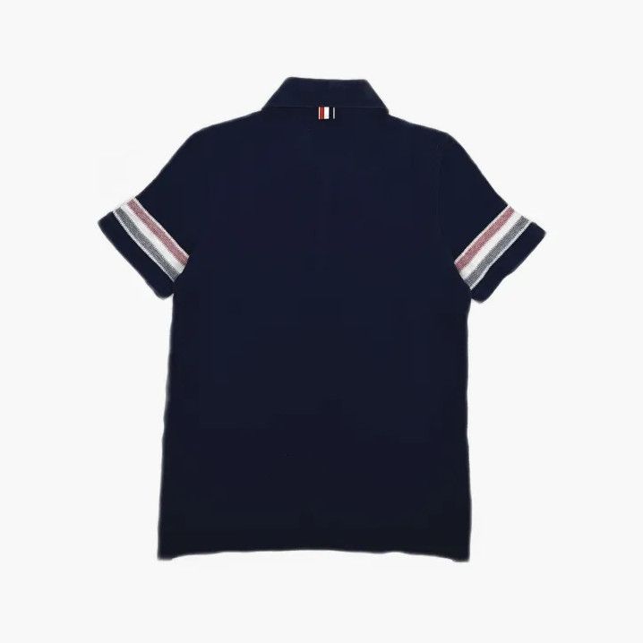 Thom Browne Thom Browne Summer Polo Shirt with Stripes Size US S / EU 44-46 / 1 - 3 Thumbnail