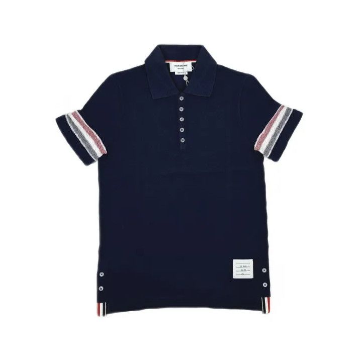 Thom Browne Thom Browne Summer Polo Shirt with Stripes Size US S / EU 44-46 / 1 - 2 Thumbnail