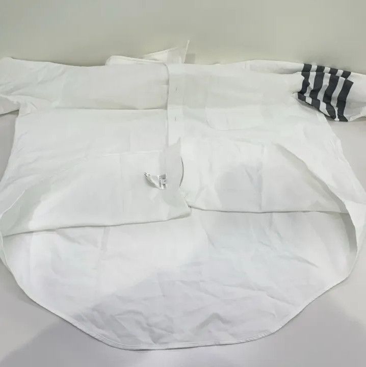 Thom Browne Thom Browne Classic Striped Long Sleeve Shirt Size US M / EU 48-50 / 2 - 12 Thumbnail