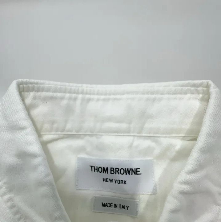 Thom Browne Thom Browne Striped Long Sleeve Button-Up Shirt Size US M / EU 48-50 / 2 - 4 Thumbnail