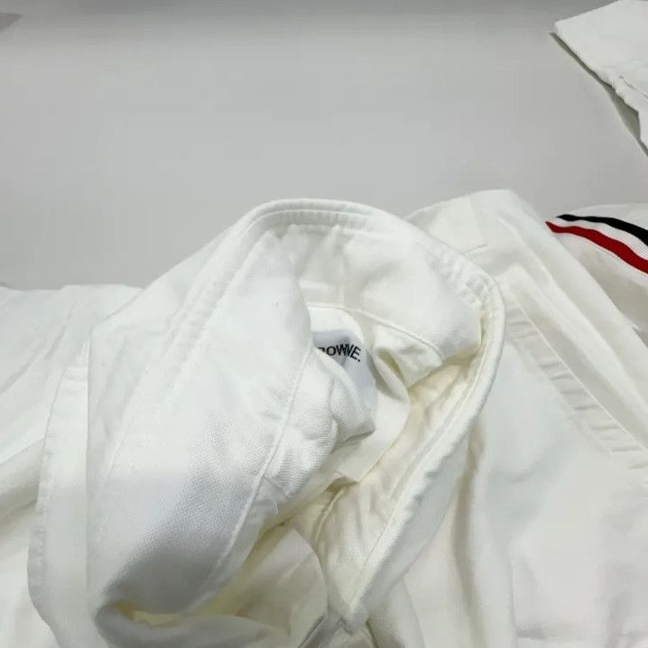 Thom Browne Thom Browne Striped Long Sleeve Button-Up Shirt Size US M / EU 48-50 / 2 - 7 Thumbnail