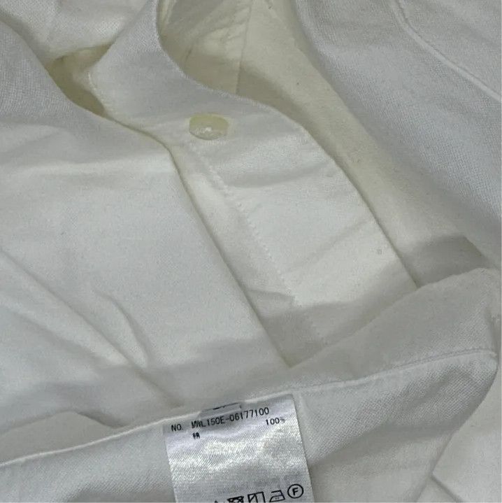 Thom Browne Thom Browne White Long Sleeve Button-Up Shirt Size US M / EU 48-50 / 2 - 3 Thumbnail