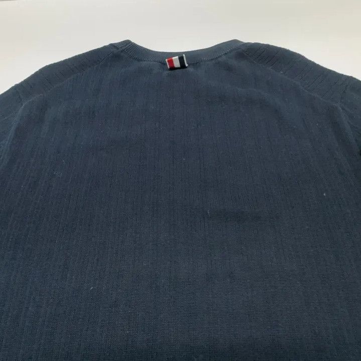 Thom Browne Thom Browne Blue Casual Knit Sweater for Men Size US M / EU 48-50 / 2 - 12 Thumbnail