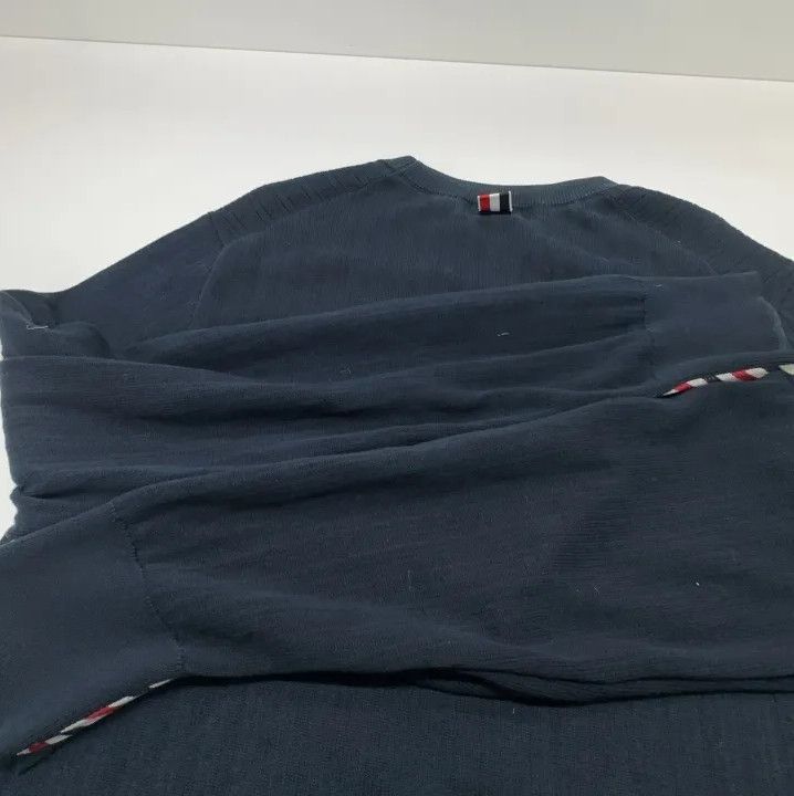 Thom Browne Thom Browne Blue Casual Knit Sweater for Men Size US M / EU 48-50 / 2 - 11 Thumbnail