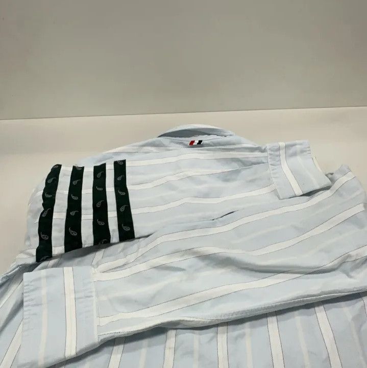 Thom Browne Thom Browne Striped Long Sleeve Shirt for Men Size US S / EU 44-46 / 1 - 11 Thumbnail