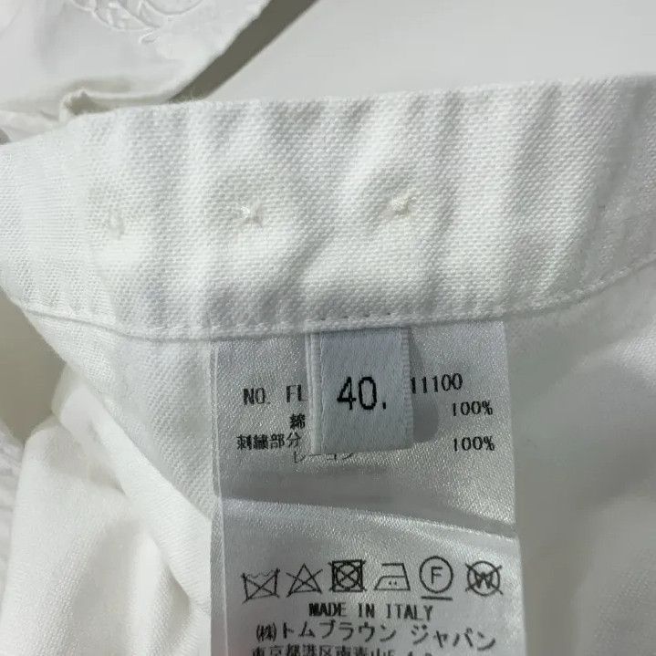 Thom Browne Thom Browne Long Sleeve Embroidered Shirt Size US M / EU 48-50 / 2 - 5 Thumbnail