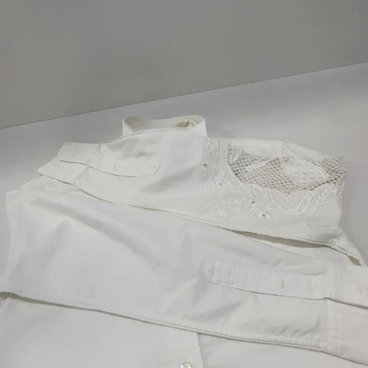 Thom Browne Thom Browne Long Sleeve Embroidered Shirt Size US M / EU 48-50 / 2 - 11 Thumbnail