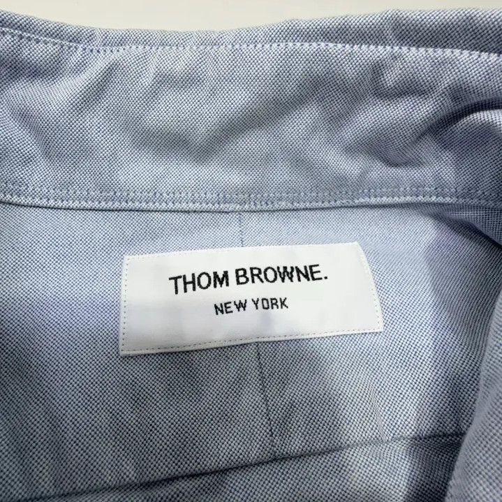 Thom Browne Thom Browne Blue Casual Long Sleeve Shirt Size US M / EU 48-50 / 2 - 5 Thumbnail