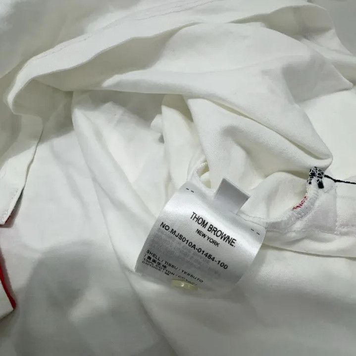 Thom Browne Thom Browne White Short Sleeve T-Shirt Size US S / EU 44-46 / 1 - 9 Thumbnail