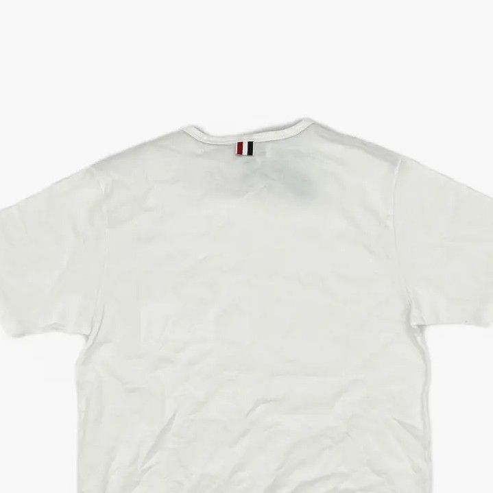 Thom Browne Thom Browne White Short Sleeve T-Shirt Size US S / EU 44-46 / 1 - 4 Thumbnail