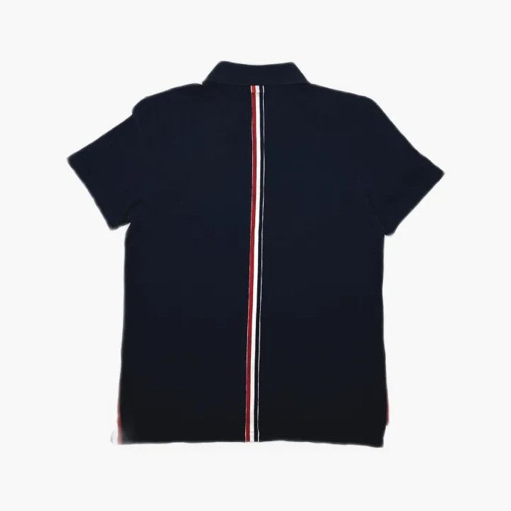 Thom Browne Thom Browne Navy Blue Short Sleeve Polo Shirt Size US S / EU 44-46 / 1 - 3 Thumbnail