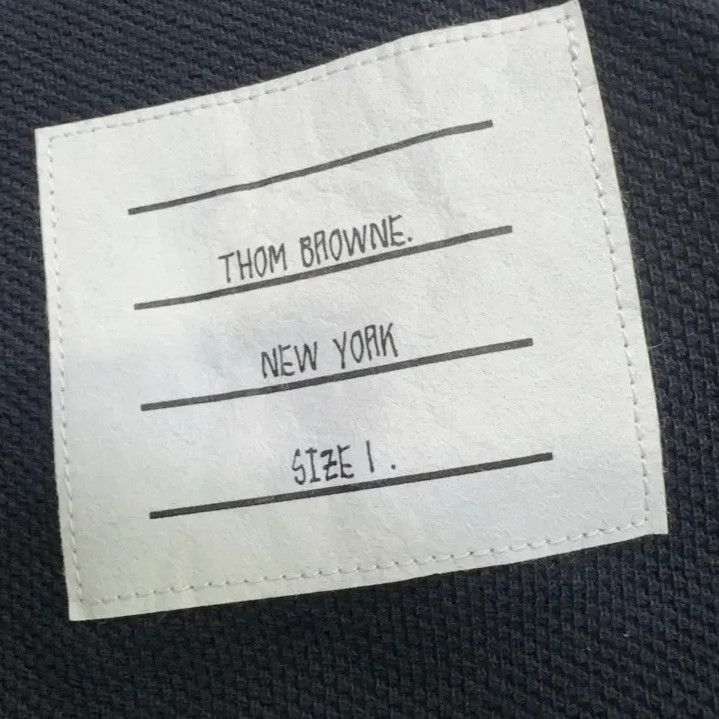 Thom Browne Thom Browne Navy Blue Short Sleeve Polo Shirt Size US S / EU 44-46 / 1 - 6 Thumbnail