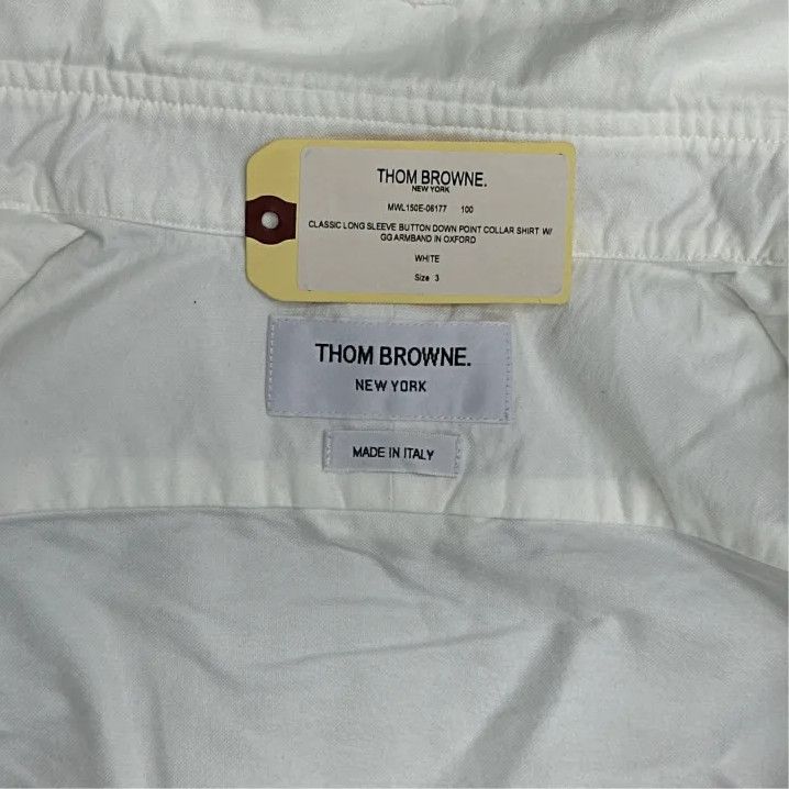 Thom Browne Thom Browne Long Sleeve Striped Button Shirt Size US M / EU 48-50 / 2 - 2 Thumbnail
