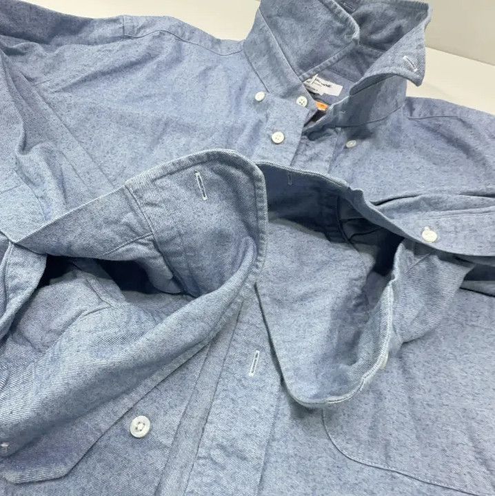 Thom Browne Thom Browne Classic Long Sleeve Button-Up Shirt Size US M / EU 48-50 / 2 - 14 Thumbnail