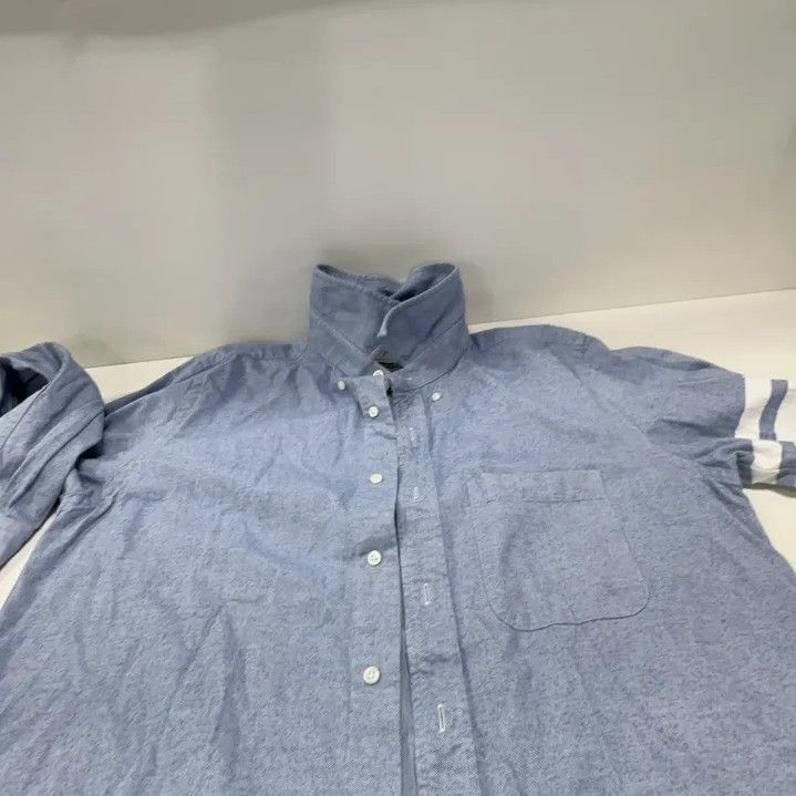 Thom Browne Thom Browne Classic Long Sleeve Button-Up Shirt Size US M / EU 48-50 / 2 - 9 Thumbnail