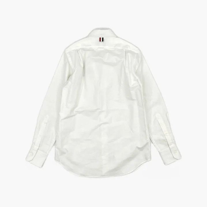 Thom Browne Thom Browne Dolphin Embroidered Oxford Shirt Size US M / EU 48-50 / 2 - 3 Thumbnail
