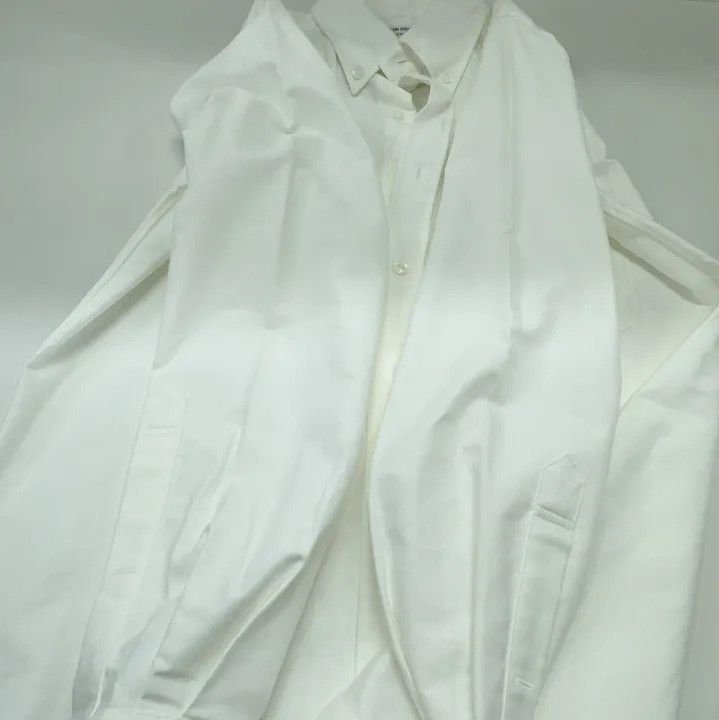Thom Browne Thom Browne Dolphin Embroidered Oxford Shirt Size US M / EU 48-50 / 2 - 12 Thumbnail