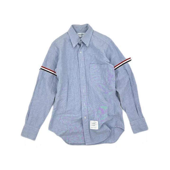Thom Browne Thom Browne Striped Long Sleeve Shirt for Men Size US S / EU 44-46 / 1 - 2 Thumbnail