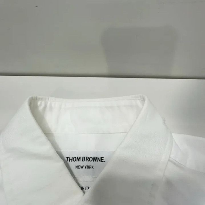 Thom Browne Thom Browne Button-Up Long Sleeve Shirt for Men Size US M / EU 48-50 / 2 - 5 Thumbnail